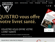 Tablet Screenshot of equistro.fr
